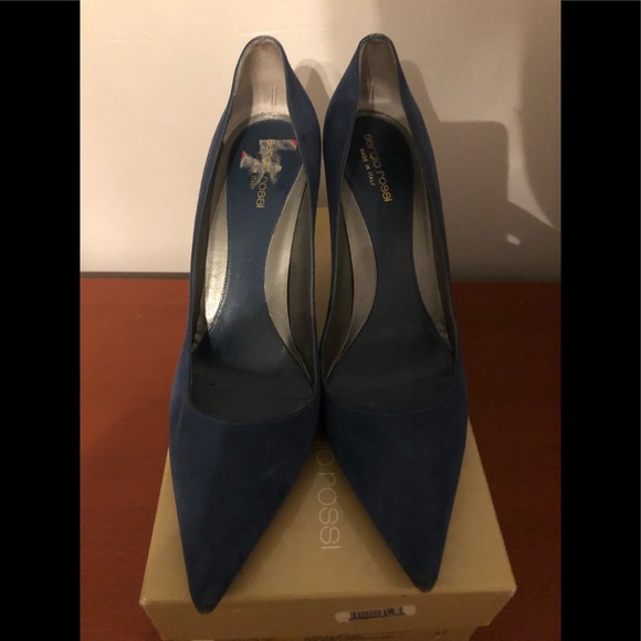 Sergio Rossi Denim Heels 41 - Picture 3 of 8